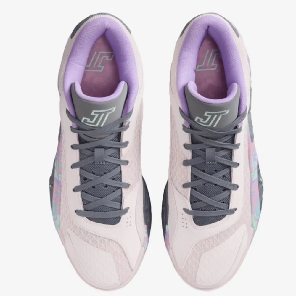 Jordan Athletic Shoes Pink and Purple Streamlined  Jordan Tatum 2 purple/pink